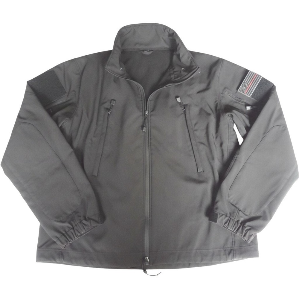 Rothco Tactical Soft Shell Jacket Mens 2XL Black Waterproof Fleece Lined